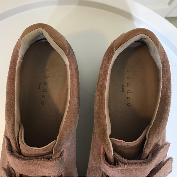 SANDRO Amazing Suede Sneakers Size 9 and 9.5 - Picture 12 of 13
